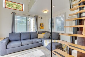 TV, books, music library