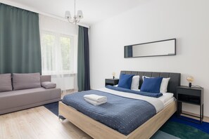 2 chambres, fer et planche à repasser, Wi-Fi, draps fournis