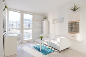 Living area - Rondo ONZ Business Apartment (Warszawa)