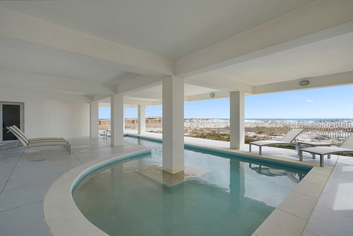 Photo 2 of The White House - Pet Friendly Luxury Beachfront Vacation Rental with Private Pool & Beach Access