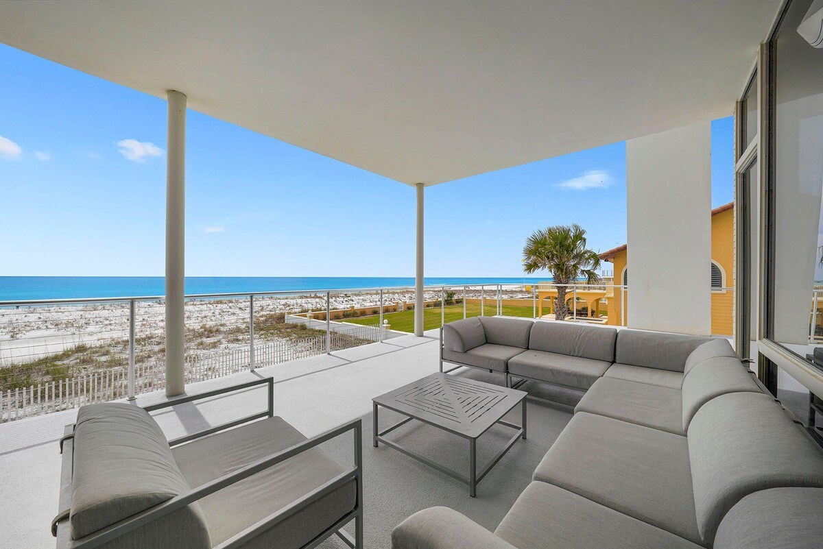 Photo 3 of The White House - Pet Friendly Luxury Beachfront Vacation Rental with Private Pool & Beach Access