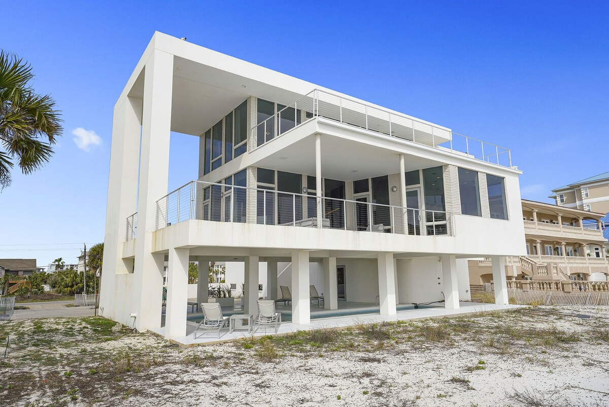 Photo 47 of The White House - Pet Friendly Luxury Beachfront Vacation Rental with Private Pool & Beach Access