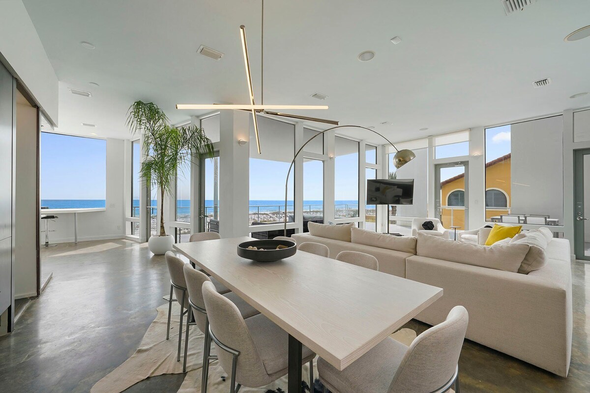 Photo 8 of The White House - Pet Friendly Luxury Beachfront Vacation Rental with Private Pool & Beach Access