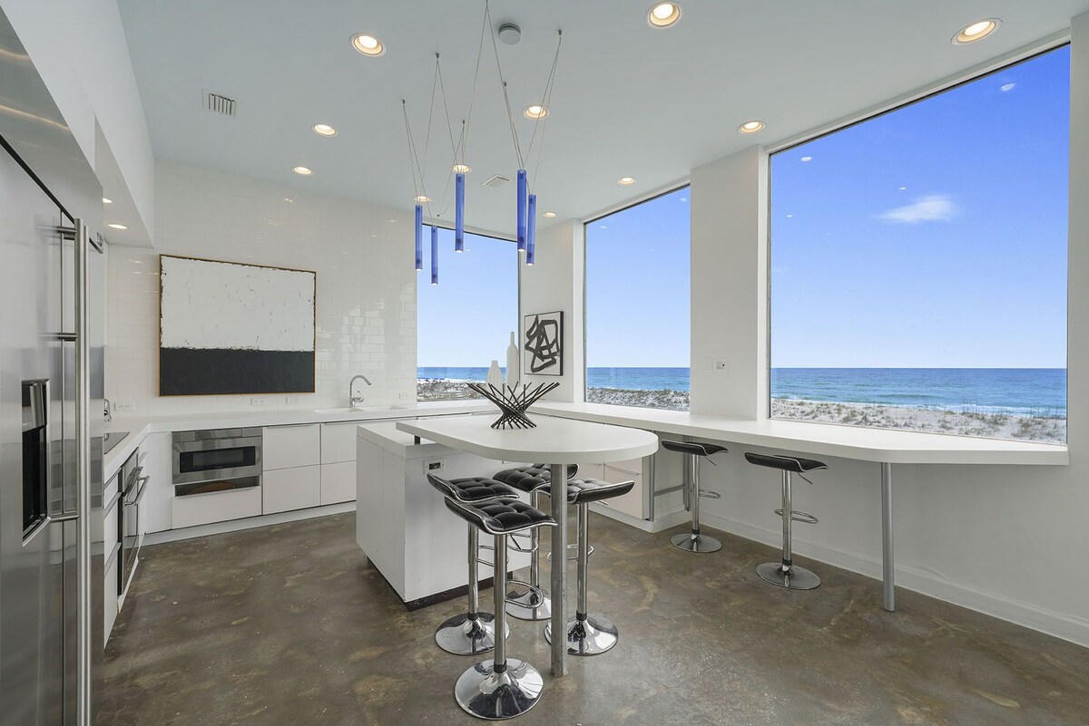 Photo 9 of The White House - Pet Friendly Luxury Beachfront Vacation Rental with Private Pool & Beach Access