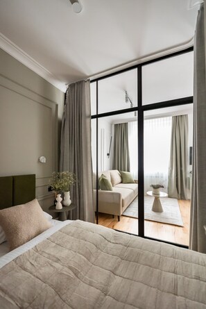 1 chambre, fer et planche à repasser, Wi-Fi, draps fournis