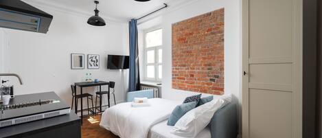 1 chambre, fer et planche à repasser, Wi-Fi, draps fournis