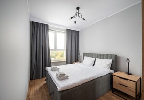 1 soverom, strykejern/-brett, wi-fi og sengetøy