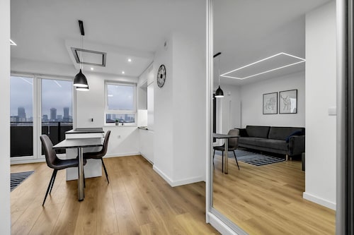 12th Floor Wola Modern Apartment