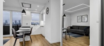 12th Floor Wola Modern Apartment