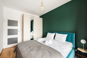 1 bedroom, iron/ironing board, WiFi, bed sheets - Praga Chic Apartment (Warszawa)