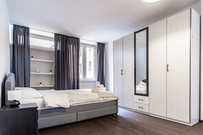 1 室のベッドルーム、アイロン / アイロン台、WiFi、ベッドシーツ