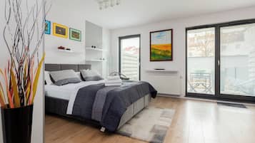 1 chambre, fer et planche Ă repasser, Wi-Fi, draps fournis