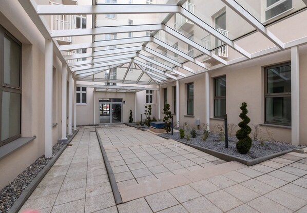 Property grounds - Malczewskiego Blue Apartment (Szczecin)