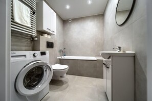 Hair dryer, towels
