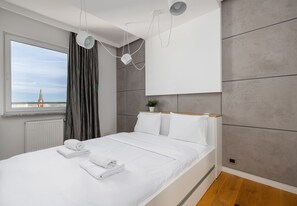 1 bedroom, iron/ironing board, WiFi, bed sheets - Raginisa Chic Apartment (Szczecin)