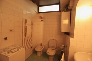 Douche, séchoir à cheveux, bidet