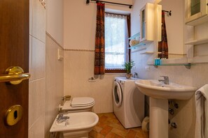 Ducha, secador de pelo, toallas