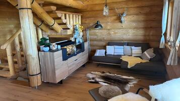 Télévision, cheminée