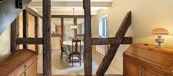 Ferienwohnung 'Altes Pfarrhaus - Durchblick' mit Privatem Garten und WLAN