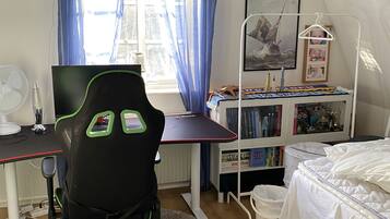 3 bedrooms, iron/ironing board, WiFi, bed sheets