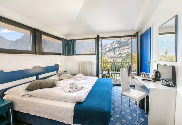 패밀리룸, 침실 여러 개 (Bike & Wind Hotel Villa Maria 19) | 1 개의 침실, 객실 내 금고, 책상, 무료 WiFi