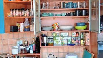 Apartamento, 1 quarto, para fumantes, terraço | Cozinha privada