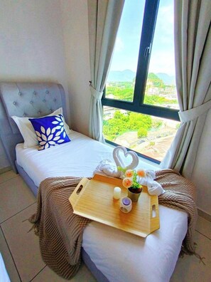 舒適公寓 | 2 間睡房、遮光窗簾/窗簾、熨斗/熨衫板、免費 Wi-Fi