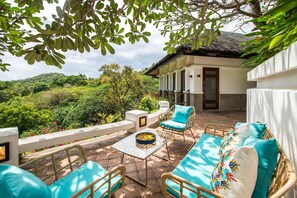 Villa – president, 1 kingsize-seng | Terrasse/patio