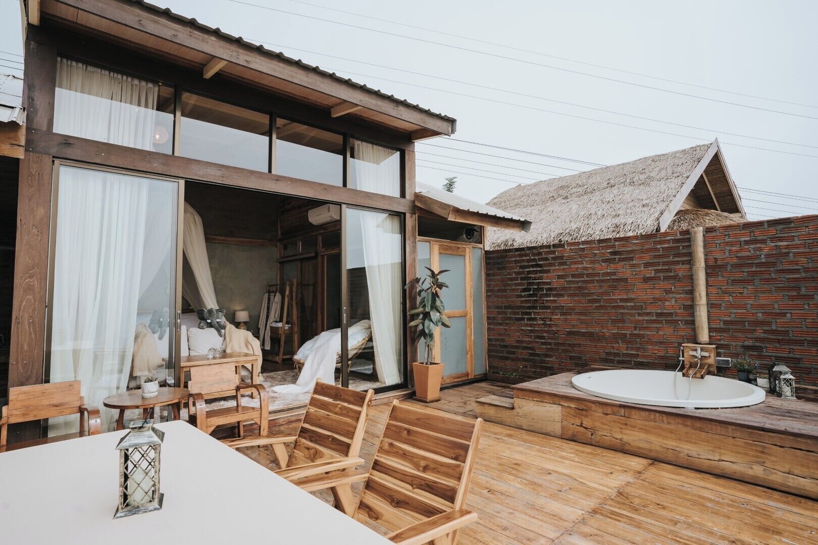 ดีลักซ์วิลล่า, ระเบียง, วิวภูเขา | ลานระเบียง/นอกชาน