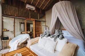 Villa Deluxe - balkong - utsikt mot bergen | 1 sovrum, skrivbord, arbetsyta för laptop och gratis wi-fi