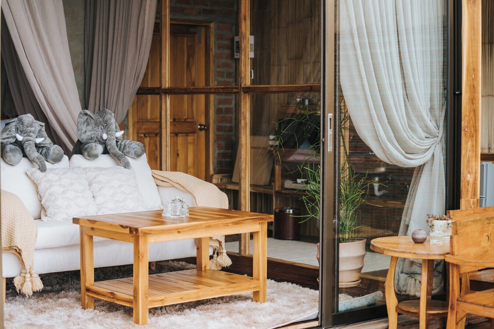 Vila Deluks, balkon, pemandangan bukit | Interior