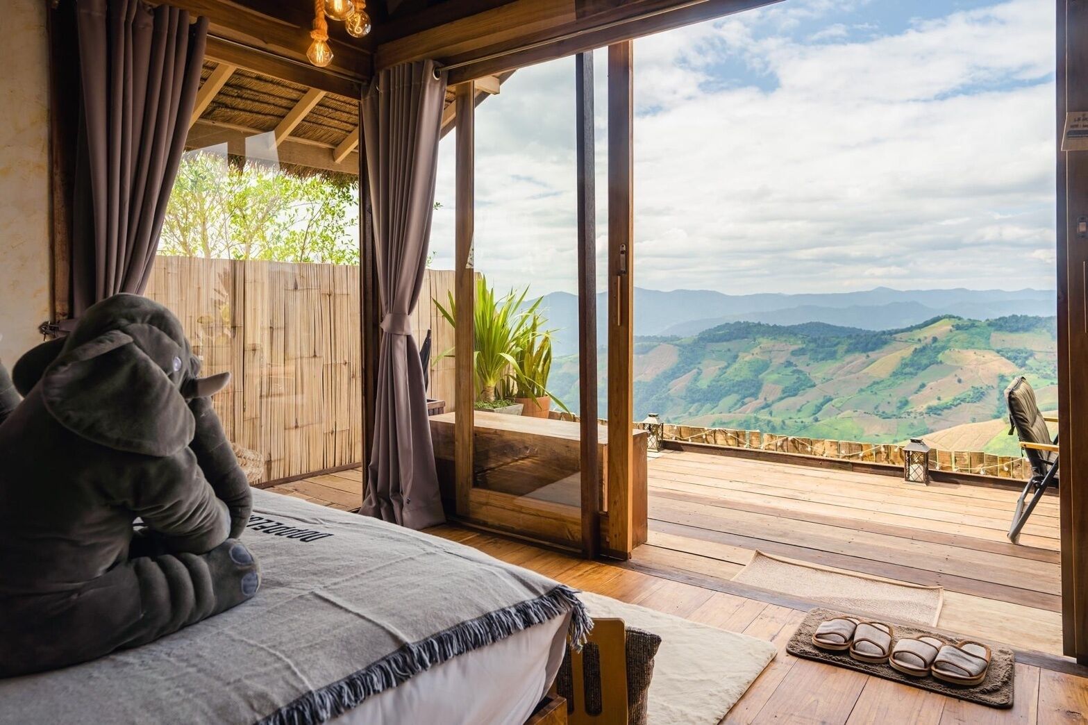 Biệt thự Tiêu chuẩn, ban công, quang cảnh đồi núi | 1 phòng ngủ, bàn, khu vực làm việc phù hợp cho laptop 