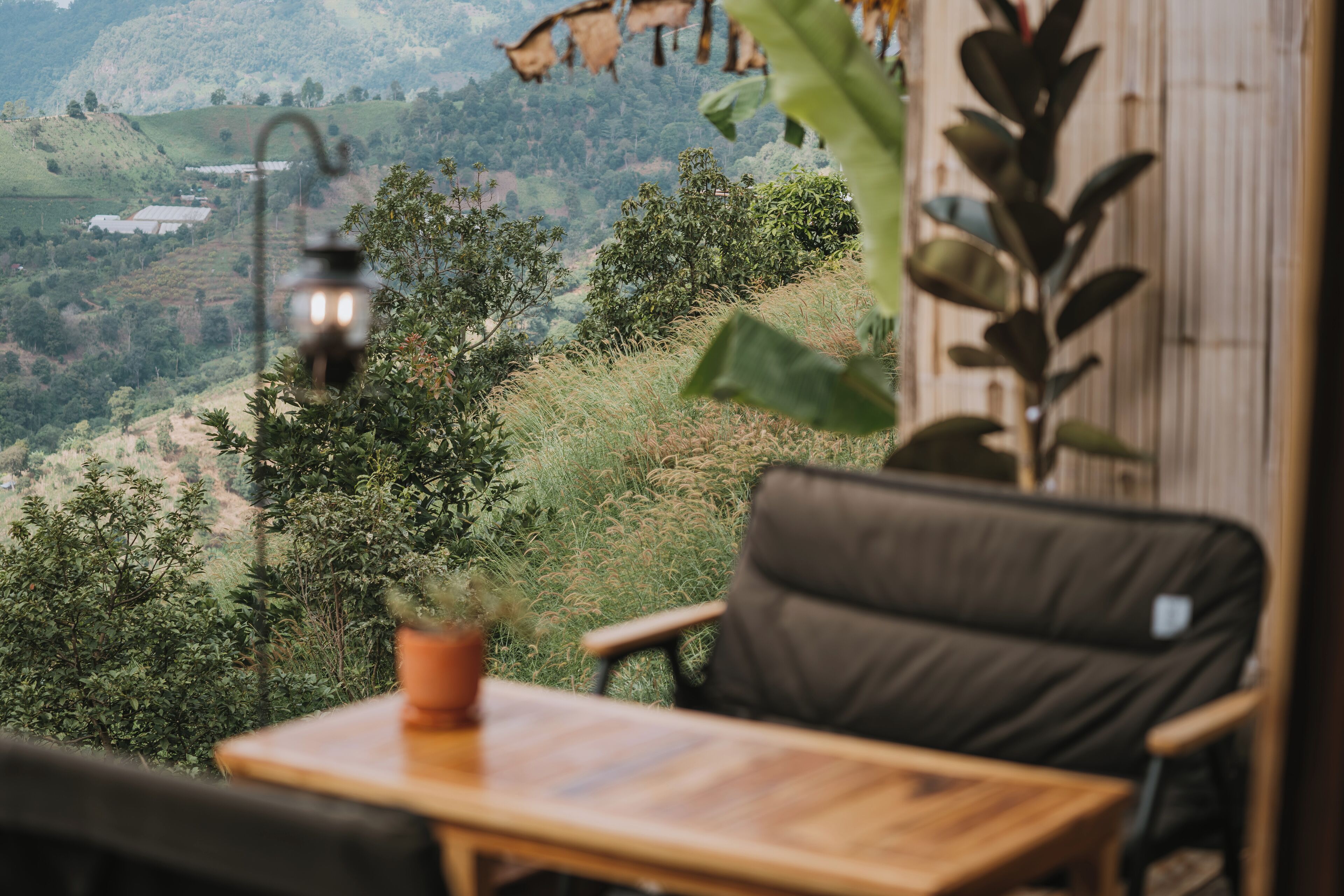Standard Villa, Balcony, Hill View | Outdoor dining