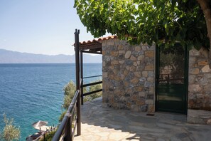 Vue sur la plage/l’océan