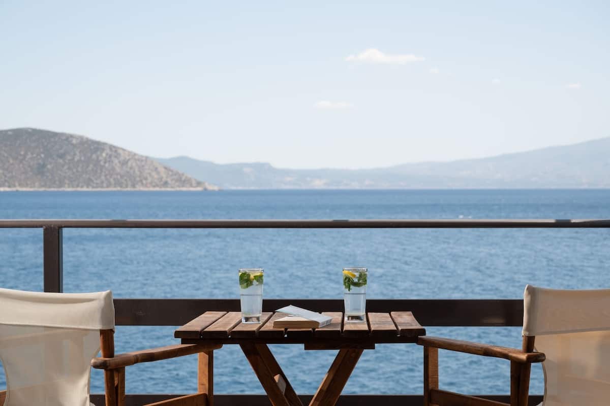 Luxury Suite, Sea View | Balcony view