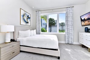 3 slaapkamers, een kluis op de kamer, een strijkplank/strijkijzer