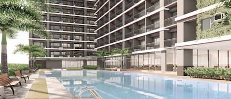 Außenpool, beheizter Pool