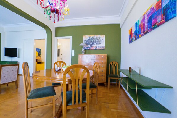 City Apartment | Living area | Flat-screen TV