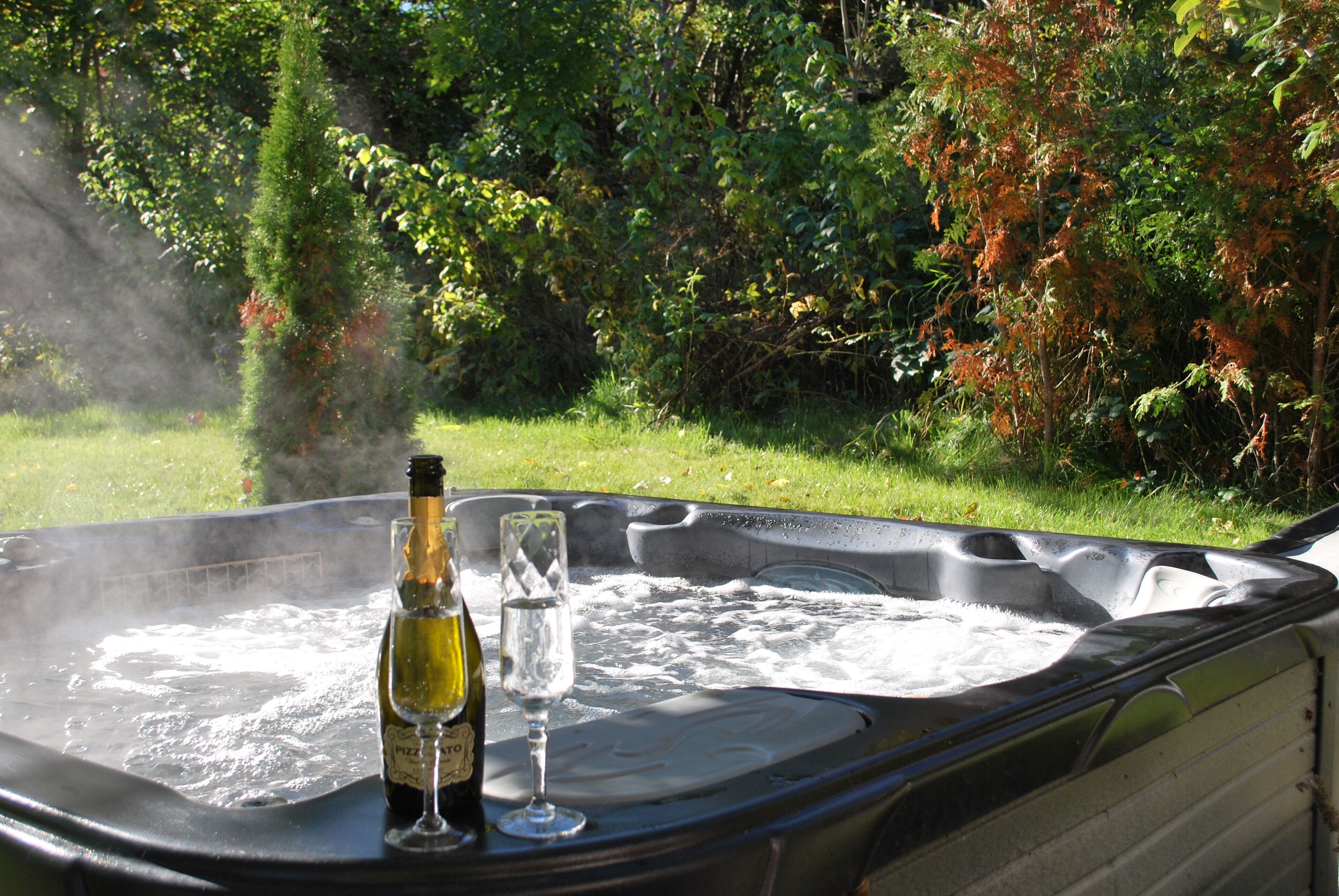 Idromassaggio all'aperto