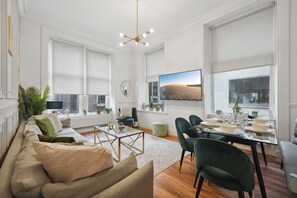 Deluxe Apartment | Living area - Blythswood Apartment (Glasgow)