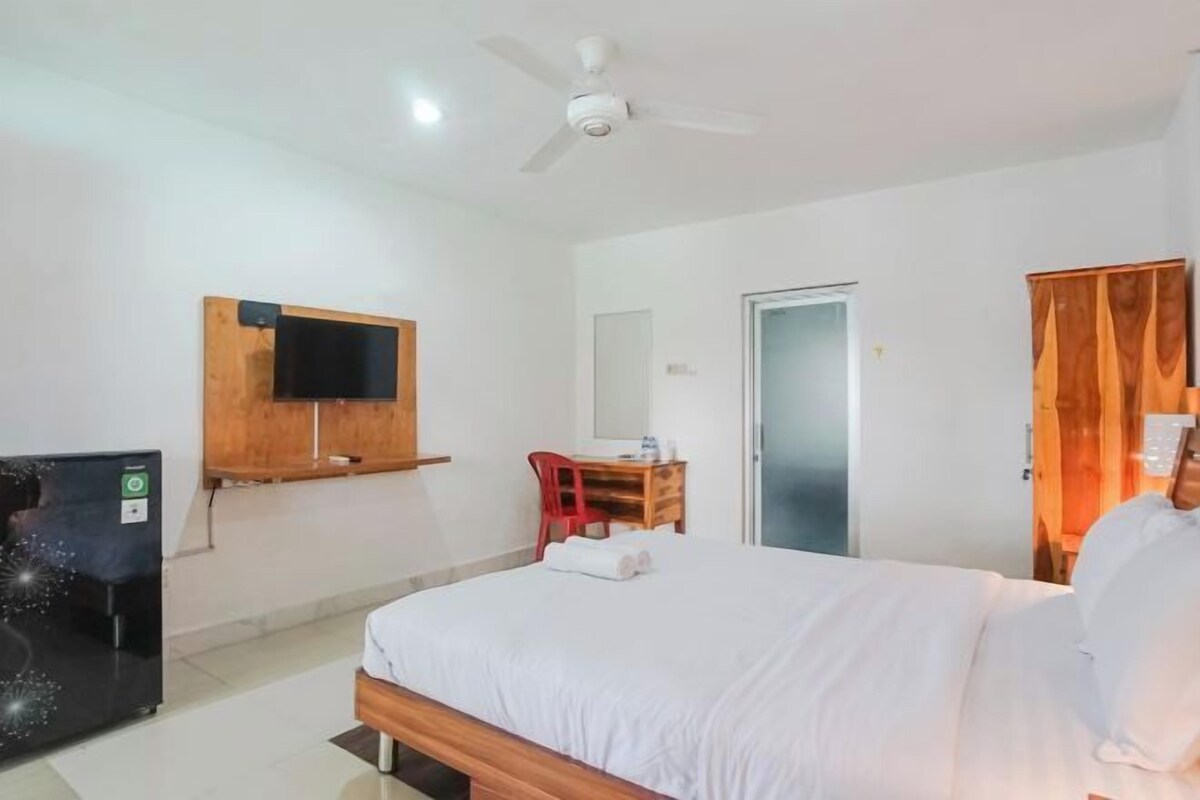 Desk, WiFi (free), bed sheets