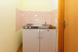 Apartment (A1) | Eigene Küche | Ofen, Wasserkocher, Toaster