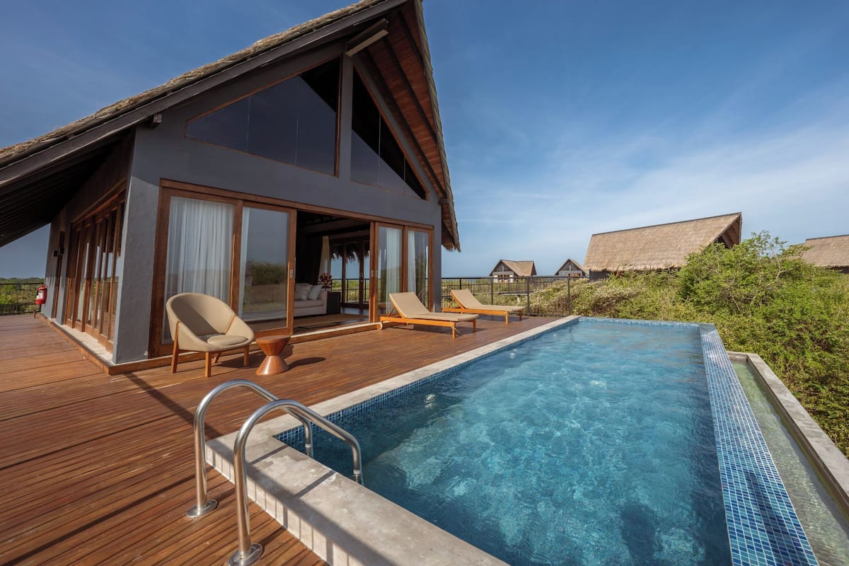 Cabane Luxe, 1 chambre, vue plage | Piscine privée
