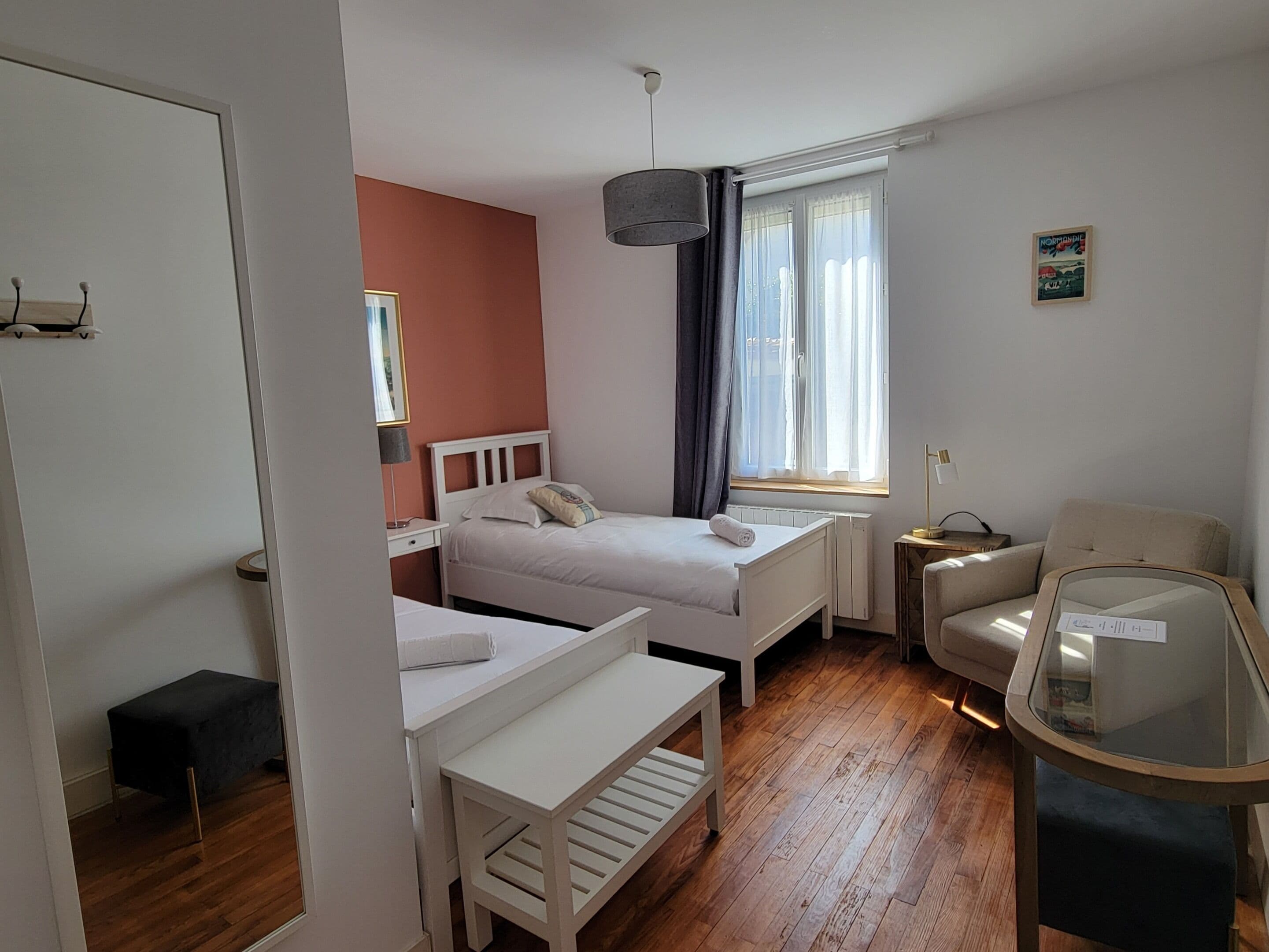 高级双床房, 私人浴室, 花园景观 (La Sucrerie - Nougatwin) | 特色装修、特色家居、免费 WiFi、床单