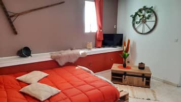 1 chambre, Wi-Fi gratuit, draps fournis