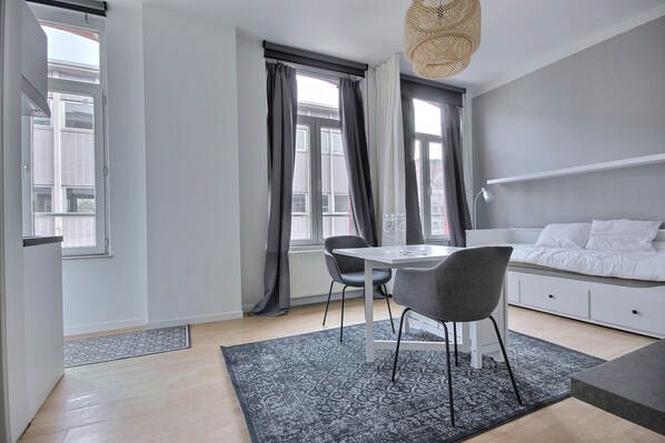 Interior - Le P'tit Studio - Small, practical studio (Liège)