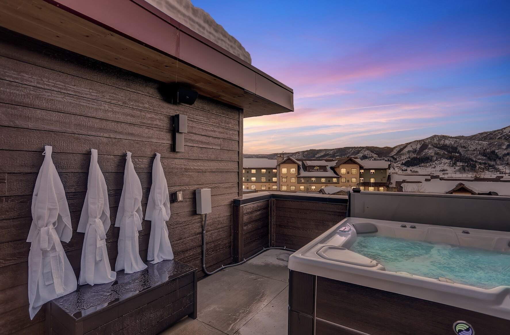 Idromassaggio all'aperto