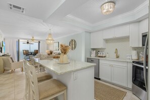 Private kitchen - Beach Villas # 505 - Bogo24 2 Bedroom Condo by RedAwning (Fort Myers Beach)
