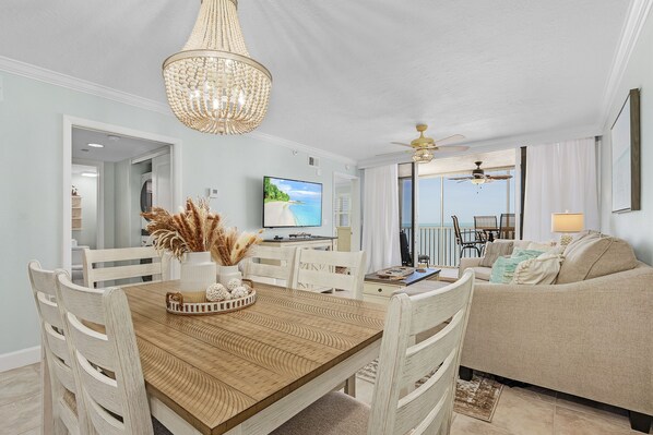 Condo, 2 Bedrooms | Dining - Beach Villas # 505 - Bogo24 2 Bedroom Condo by RedAwning (Fort Myers Beach)