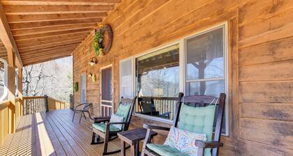 Peaceful Bryson City Cabin w/ Hot Tub & Deck!